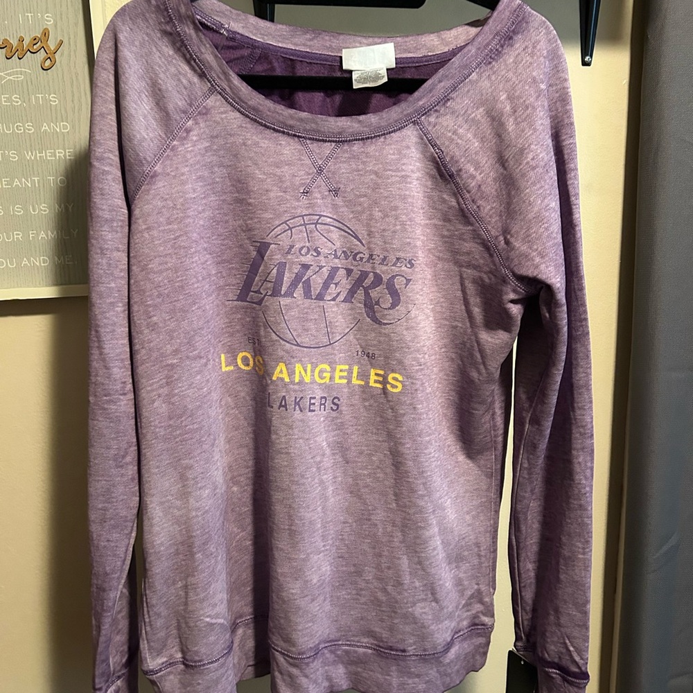 NBA Lakers Purple Sweatshirt